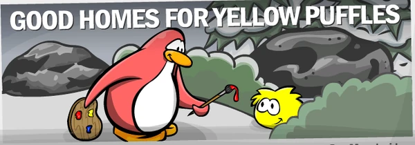 La noticia sobre el puffle amarillo