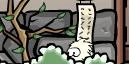 The White Puffle in the Dojo Courtyard.