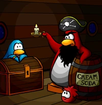 Bambadee on Rockhopper's ship.