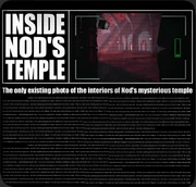 An archived newspaper article concerning the mystery surrounding the Sarajevo Temple's interior and real function
