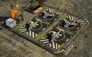 ZOCOM airfield, aircraft upgraded with ceramic armour