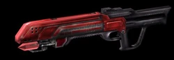 A Firefly laser rifle, note the bullpup design
