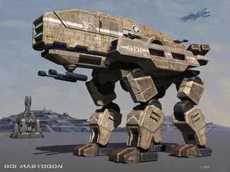 Each Mastodon is named after a great conqueror in history.[1] This is "Alexander the Great".
