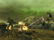 GDI and Nod forces clash during the Second Tiberium War
