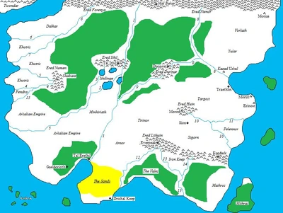 The continent of Palurin