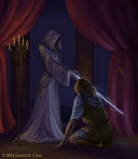 The knighting of a Dragon Rider