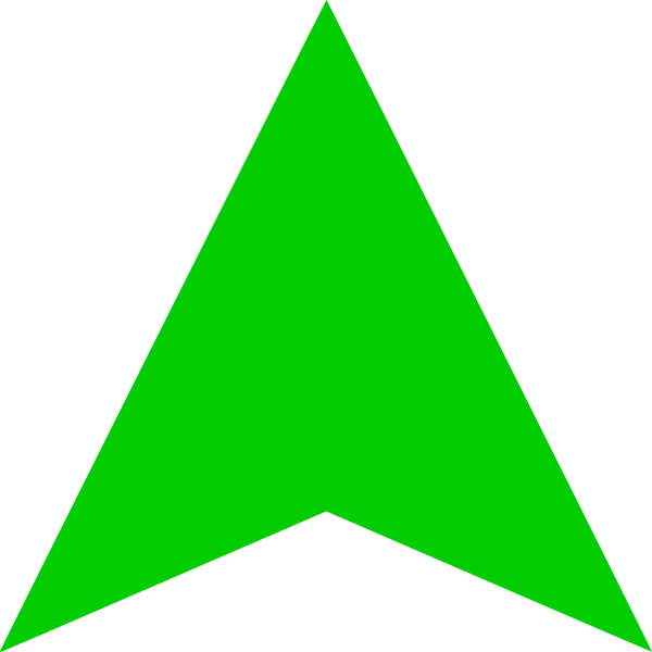 File:Green Arrow Up Darker.svg