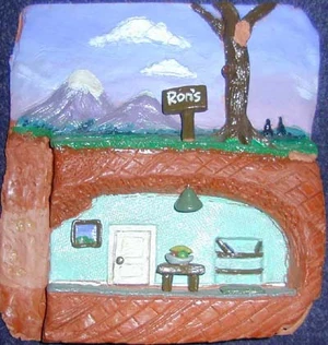 The background for Ron's House.