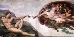 "A Criação de Adão", de Michelangelo