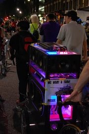 Big bike sound system in London, August 31, 2007