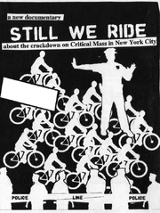 "Still we ride" poster template for promotion of screenings.