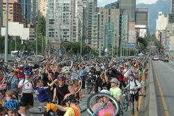 Critical Mass in Vancouver, 2005