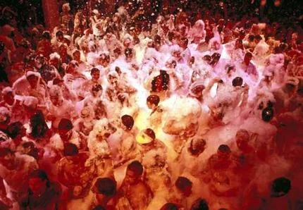 New Year's Foam Party