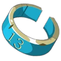 Blue Piwi Ring