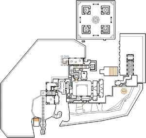 Automap view of MAP04: Seclusion