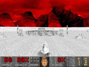 Invulnerability colormap bug being demonstrated on E3M6: Mt. Erebus (see demo below)
