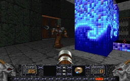 An Ophidian in Heretic E3M4