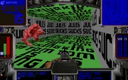 The "Tom is king" and "Jules sucks" textures.