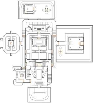 Map of Attack for the Master Levels for Doom II