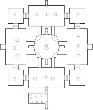 Automap view of MAP31: The Descent