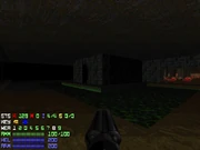 Teleporter to the blue secret area
