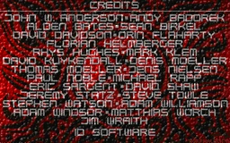 The credits screen.