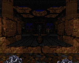 The first thing the player sees in Hexen