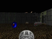 The partial invisibilty powerup, as seen in the Doom press release beta.