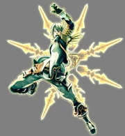 Haseo using Data Drain.