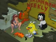 The housemates in panic after EW's bad review.