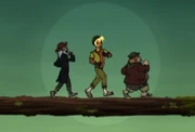 Xandir becomes a hobo.