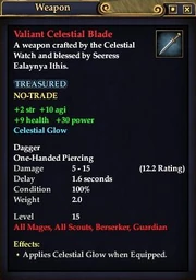 Valiant Celestial Blade