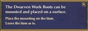 Mounting Instructions for Dwarven Work Boots