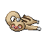 Imagen de Slakoth en Pokémon Rojo Fuego y Verde Hoja