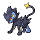 Imagen de Luxray hembra en Pokémon Platino