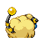 Imagen posterior de Mareep en la tercera generación