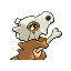 Imagen posterior de Cubone en la tercera generación