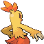 Imagen posterior de Combusken en la tercera generación
