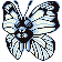 Imagen de Butterfree en Pokémon Verde