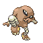 Imagen de Hitmonlee en Pokémon Rojo Fuego y Verde Hoja