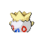 Imagen posterior de Togepi en la tercera generación