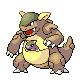Imagen de Kangaskhan hembra en Pokémon Platino