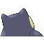 Imagen posterior de Snorlax en la tercera generación