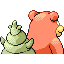 Imagen posterior de Slowbro en la tercera generación