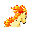 Imagen posterior de Ponyta en la tercera generación