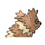 Imagen posterior de Zigzagoon en la tercera generación