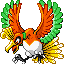 Imagen de Ho-Oh en Pokémon Rubí y Zafiro