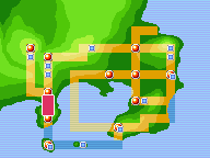 Localización de la ruta 1 en Kanto
