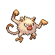 Imagen de Mankey macho o hembra en Pokémon Platino
