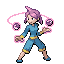 Médium mujer en Pokémon Rojo Fuego y Verde Hoja